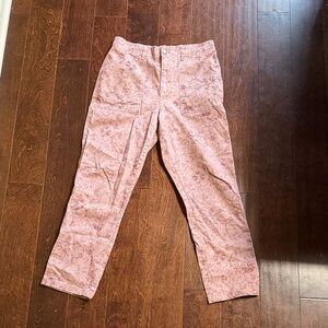Knox Rose Pink Patterned Cropped Pants